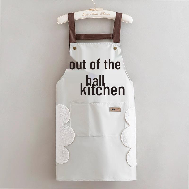 

New Arrival Waterproof Hand-Washing Kitchen Apron - Oil-Proof, Stain-Resistant, and Fashionable