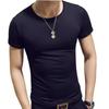 Fashion Slim Men's T-shirt Soft and Comfortable Breathable Cotton Men's Shirt Fitness and Leisure