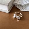 Style Contemporary Korean Bowknot Open Ring Perfect For Women Stylish