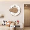 Living Room Creative Wall Clock Modern Light Luxury Clock New Style Clock Simple and Atmospheric Watch Wall Hanging Silent Home
