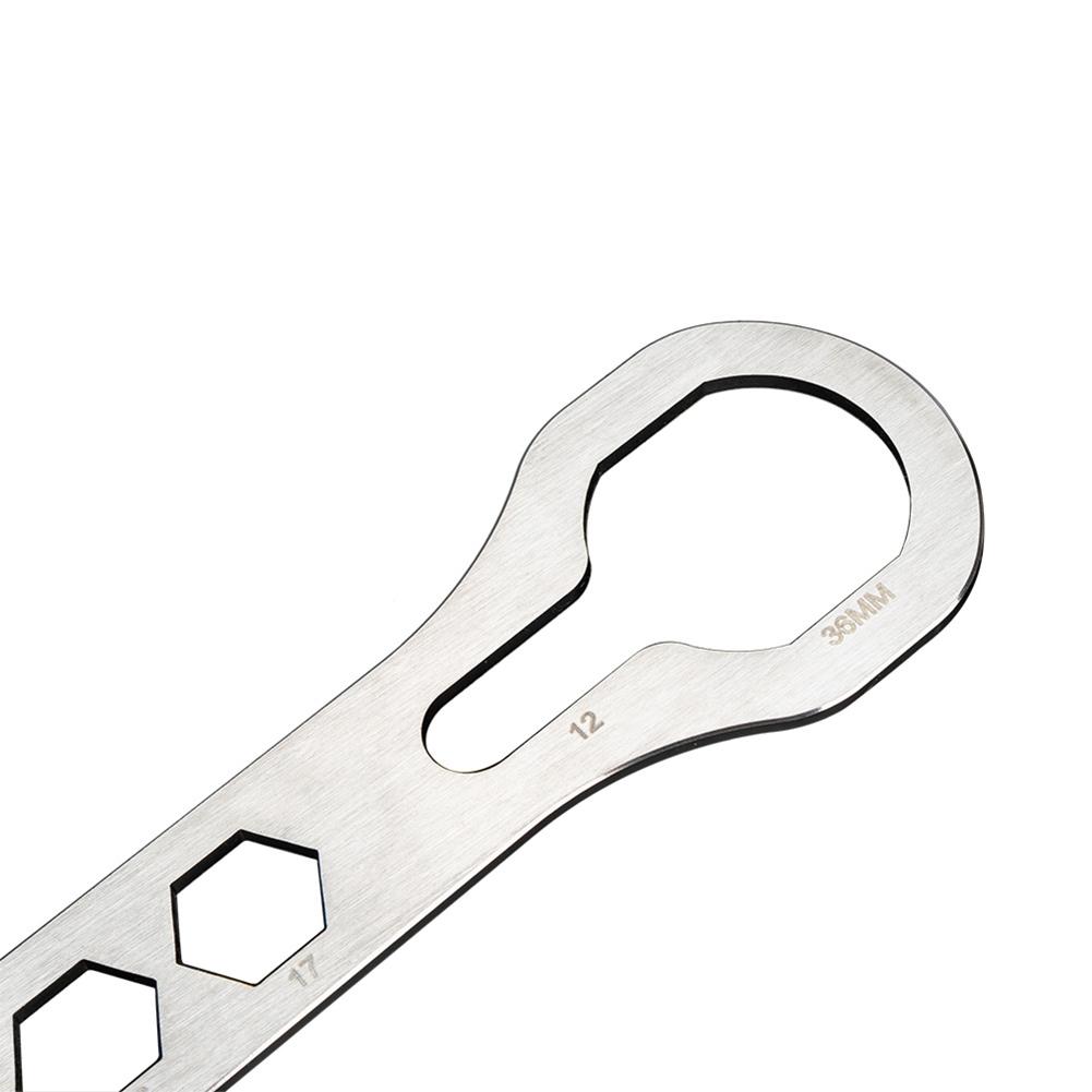 Ferramenta Chave de Pedalão Bicicleta de Estrada Chave de Porca Parafuso Aço Inoxidável