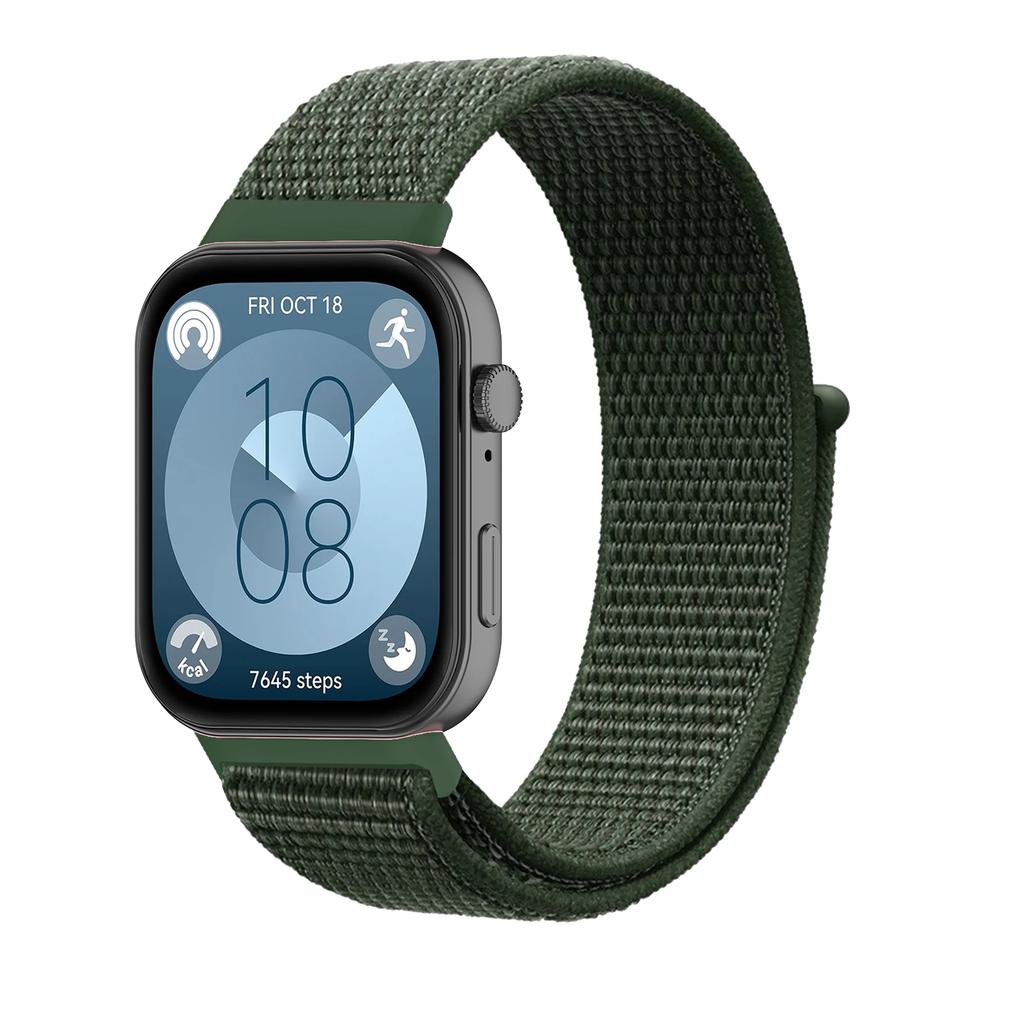 Oficiální nylonový smyčkový řemínek pro Huawei Watch Fit 3 Sportovní náramek Řemínek Correa pro Huawei Watch Fit 3 Chytrý náramek