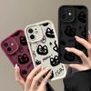 Cute Cartoon Cat Phone Case iPhone 15 Pro Max 11 12 13 16 14 Plus Silicone Shockproof Case Lens Protector Shell