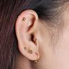 Women Punk Steel Barbell Ear Cartilage Helix Tragus Stud Earring Bar Piercing