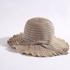 Summer Style Women's Travel Sun Protection Foldable Washable Fashionable Sweet Dome Patterned Sun Hat