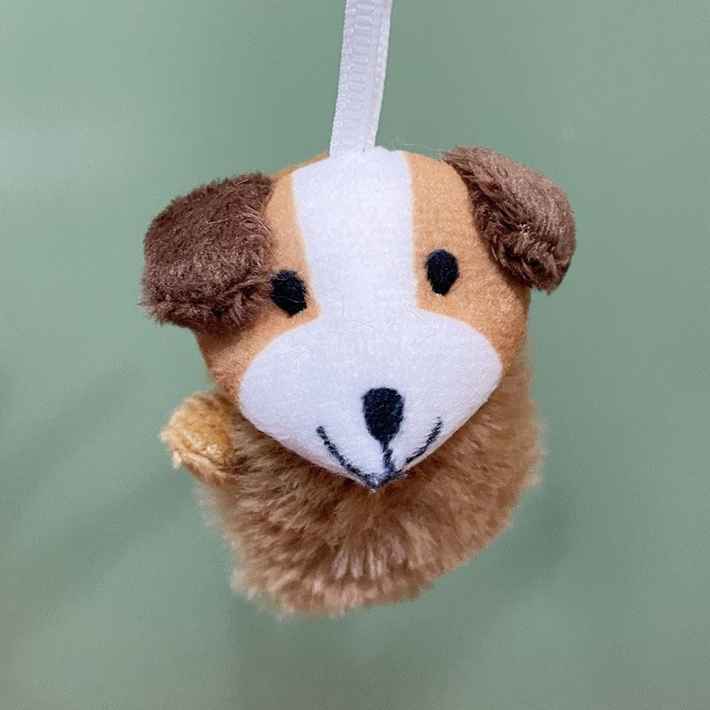 Cartoon Panda Easter Animal Plush Toys Heart Style Pendant Decorations Gift