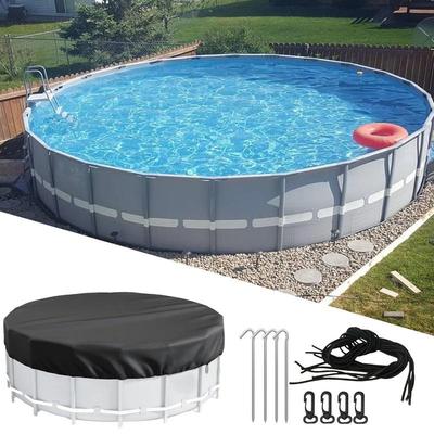 Cubierta Redonda para Piscina Enterrada Cubiertas Solares Para Piscinas Elevadas Resistente de Alta Resistencia Resistente al Desgarro Protector de Piscina de Verano Resistente al Desgarro