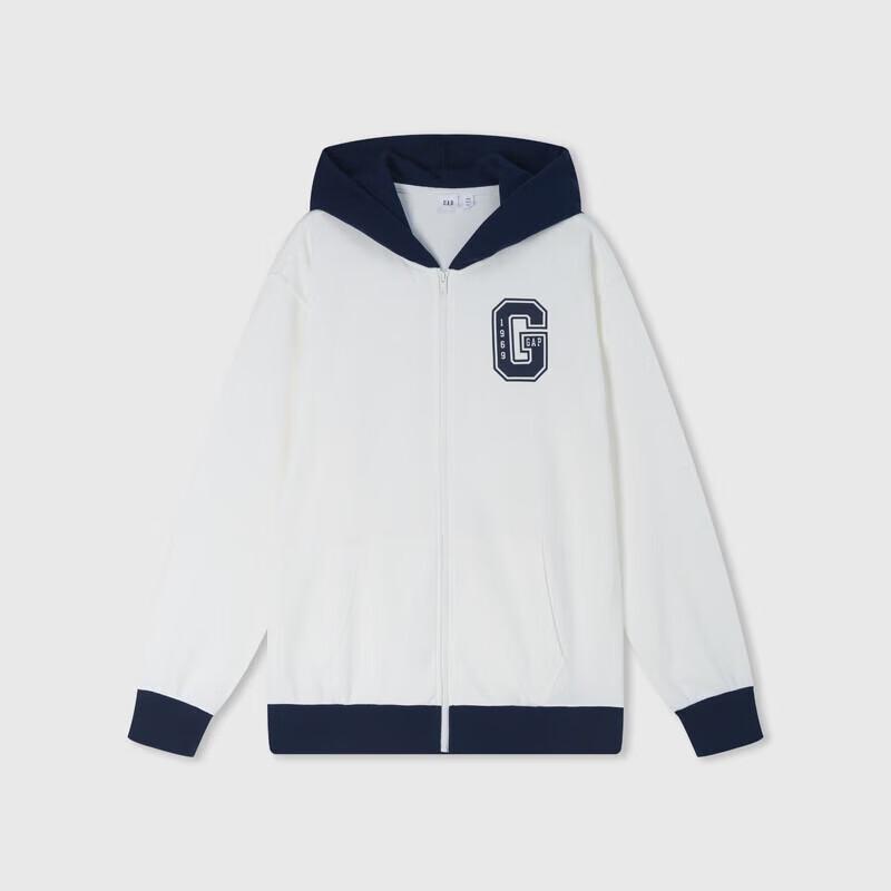 Gap Unisex Color-Block Logo Hooded Sweatshirt