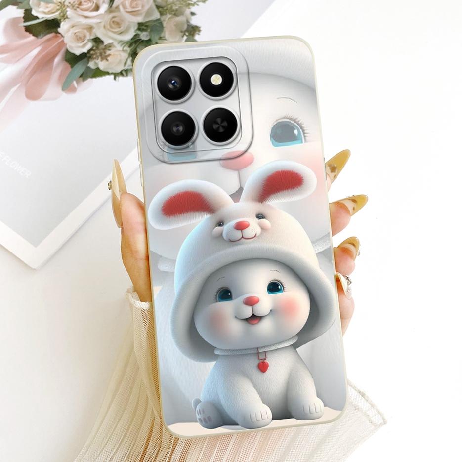 Etui For Honor 400 Smart 5G LGN-NX1 Urocze Śmieszne Kreskówkowe Pokrowiec Odporne na Wstrząsy Etui na Telefon Dla Honor X7d 4G HonorX7d 5G Miękkie Pokrowce Torby