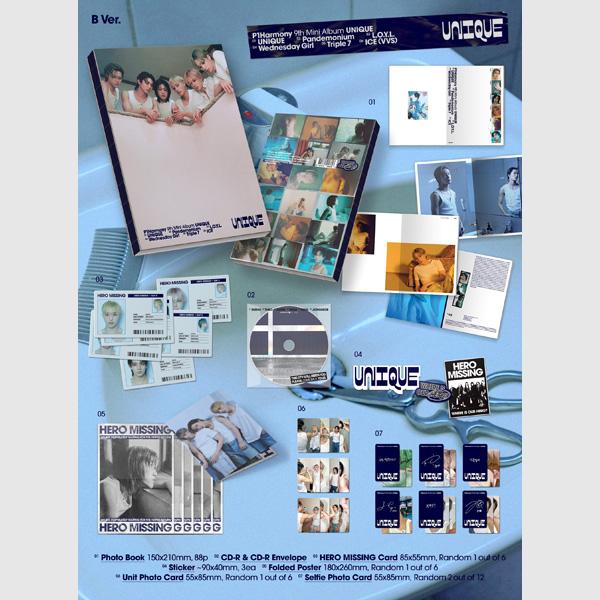 [Pre-order] P1Harmony - 9th Mini Album [UNIQUE] (Photobook Ver.)