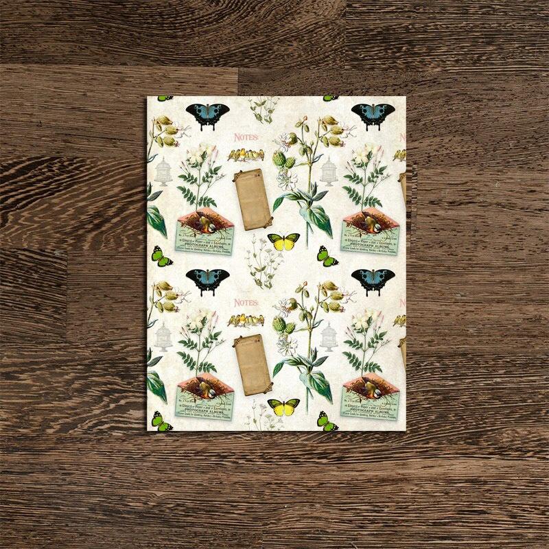 

4Pcs/Lot Colorful Mushrooms Material Papers DIY Scrapbooking Album Diary Gift Decorative Paper Scrapbooking Paper светло-серый