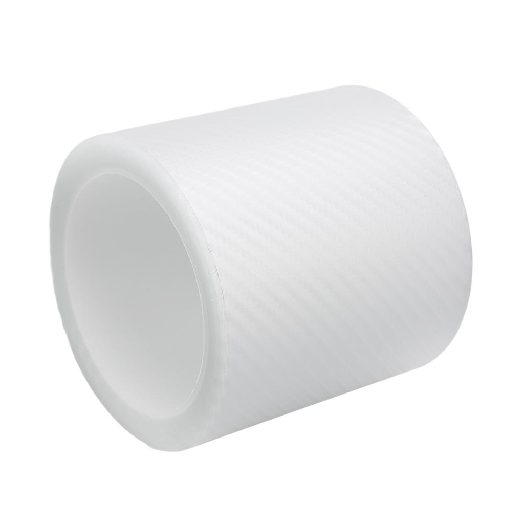 Car Door Edge Guard 16.5ft Length 4in Width Carbon Fiber Style Scratch Proof Water Resistant