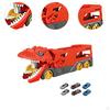 Dinossauro Hauler Track Toy Educacional para Meninos, Engraçado Transforma-se em Dino Idades 3 Anos