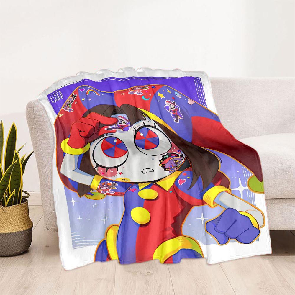 Digital Circus3 Blankets Are Suitable for Living Rooms,making Them an Ideal Choice for Outdoor Travel and Gifts.