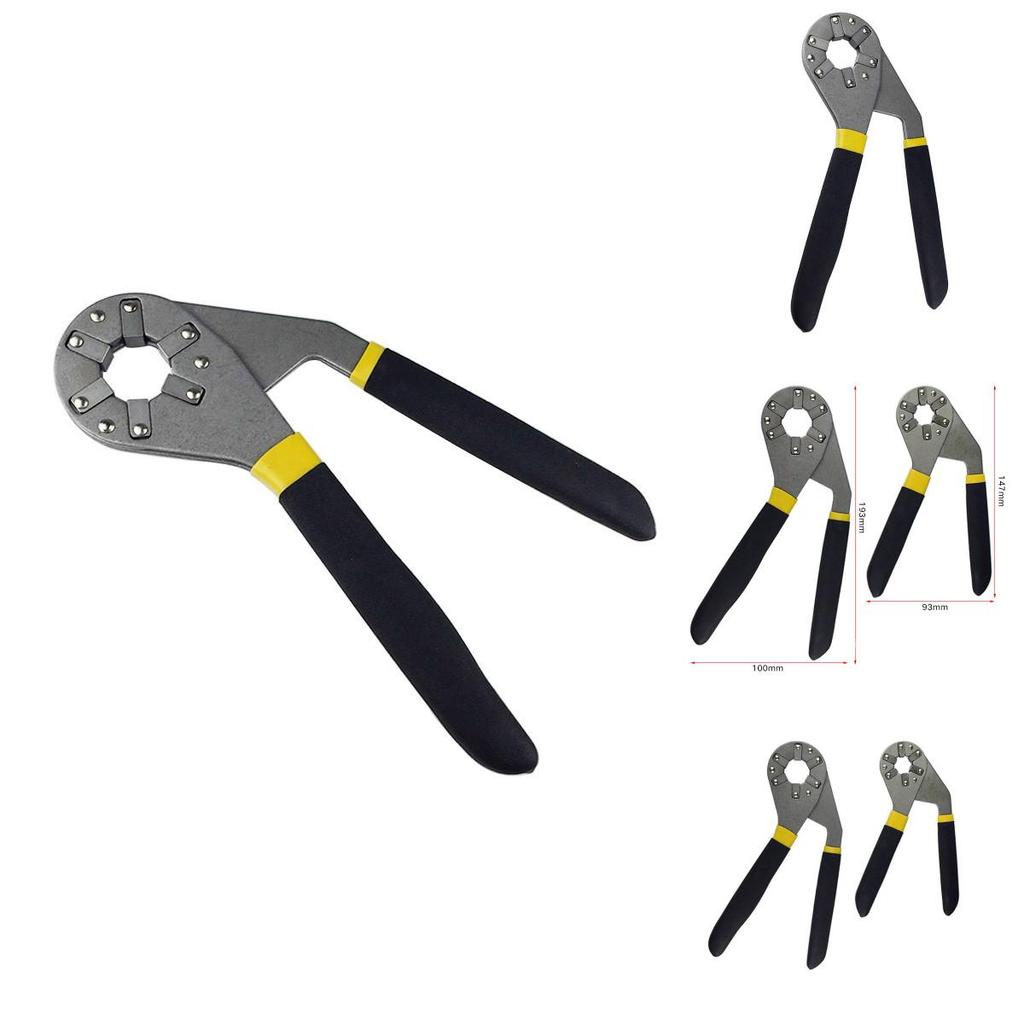 Zeitloses Design 6"/8" Verstellbarer Schraubenschlüssel Für Alle Schrauben Und Rohre Mit Sechskantgriff