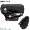 Takamiya H.B Concept Neoprene Reel Cover for Spinning, Small, Black