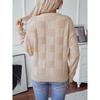 Rose Beauty A Leisure Pullover Sweater Women's Autumn and Winter New Loose Round Neck Sweater Top