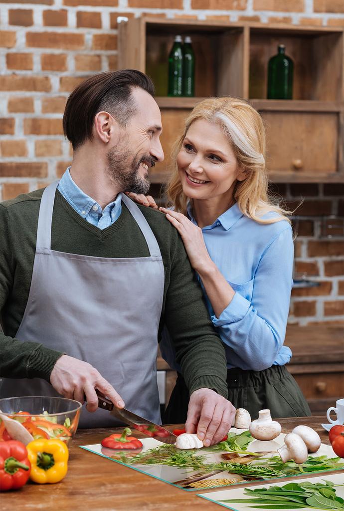 SZKLANA PŁYTA OCHRONNA NA KUCHENKĘ 70x52 ZIOŁA