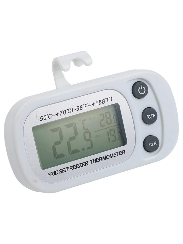 LCD Digital Waterproof Refrigerator Freezer Thermometer with MinMax Function белый