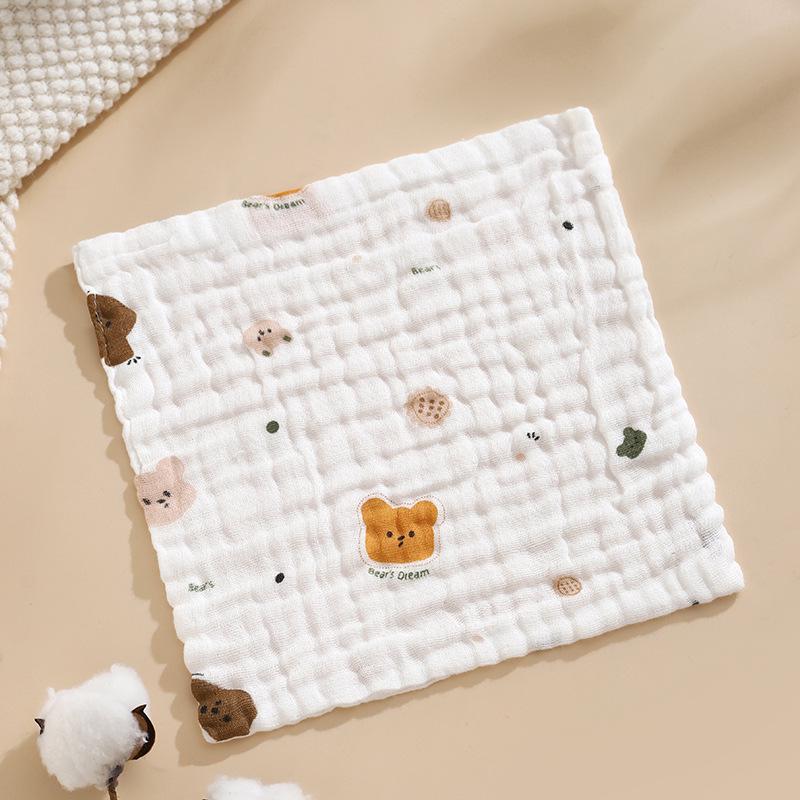 Six-Layer Pure Cotton Baby Bib & Towel Set