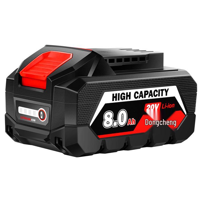 Dongcheng 20V Lithium Battery Charger for Power Tools: Wrench, Angle Grinder, Electric Hammer, 8.0Ah