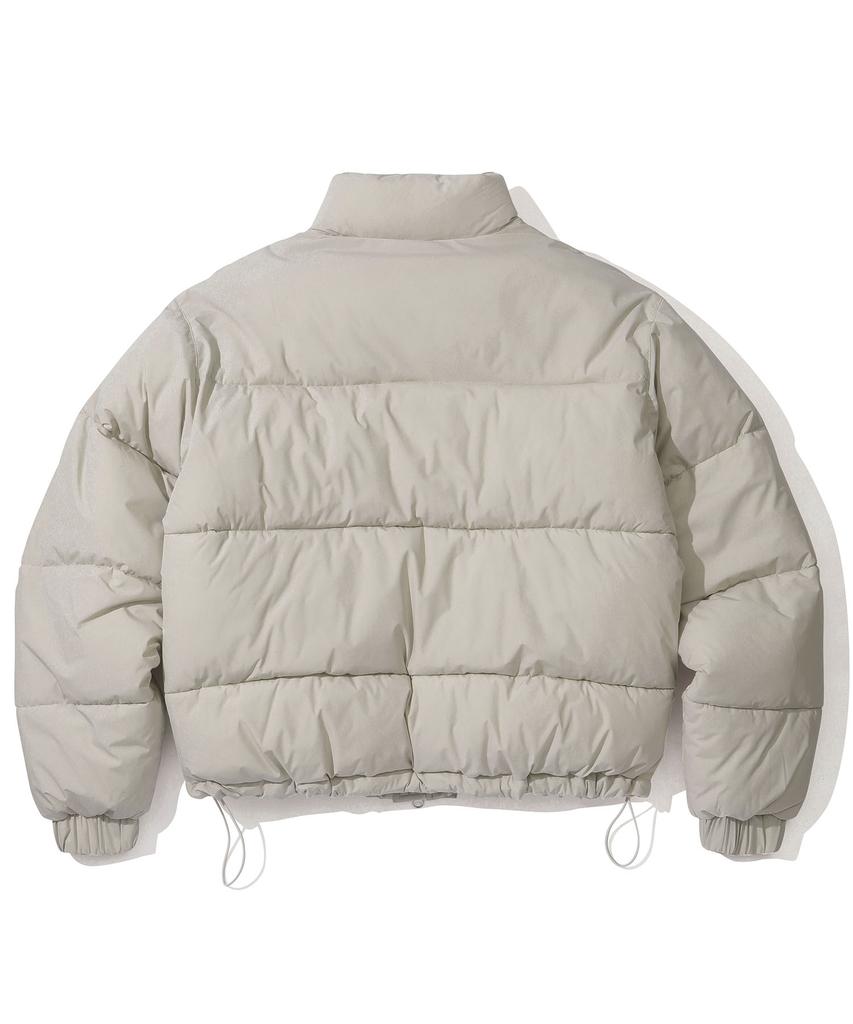 SECONDMONO Double Adjust Button Short Padded Jumper [Beige]_Sejp005Beige