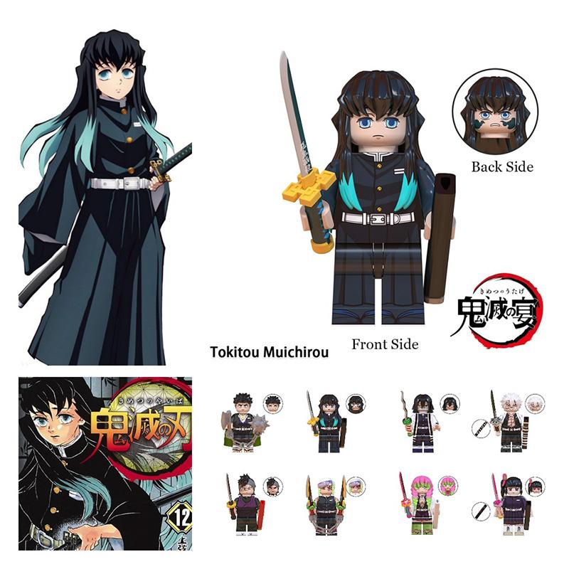 Slayer Assembled Demon Building Blocks Iguro Obanai Kanroji Mitsuri Puzzle Toy
