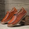 New Soft Men Loafers Slip On Leather Casual Shoes For Men Moccasins Plus Size 39-48 Flats Sneakers Men Handmade Design Man Shoes