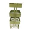 1:12 Dollhouse Mini Storage Cart Dolls Kitchen Bedroom Furniture Books Organizer