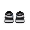 Nike Dunk Neon Light Leather Abrasion Resistant Low top Skateboard Shoes Unisex Black White DD1391-100(Team202-)