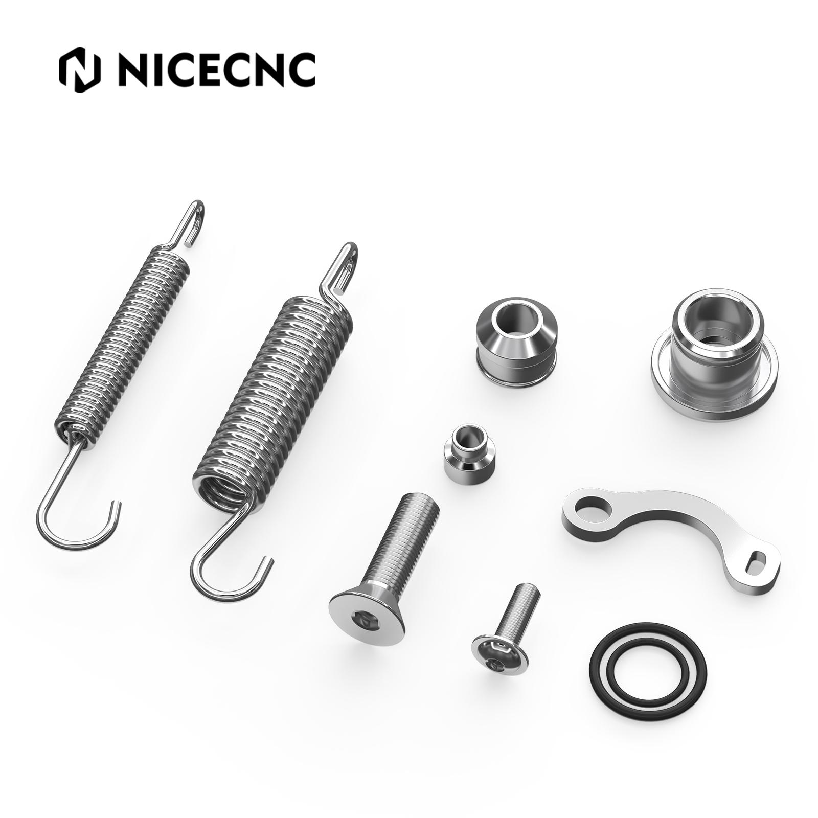 

NICECNC For KTM EXC 300 EXC-F 350 XC-W 500 2008-2016 Kickstand Side Stand Spring Kit For Husqvarna TE 300 FE 350 2014-2016 срібний