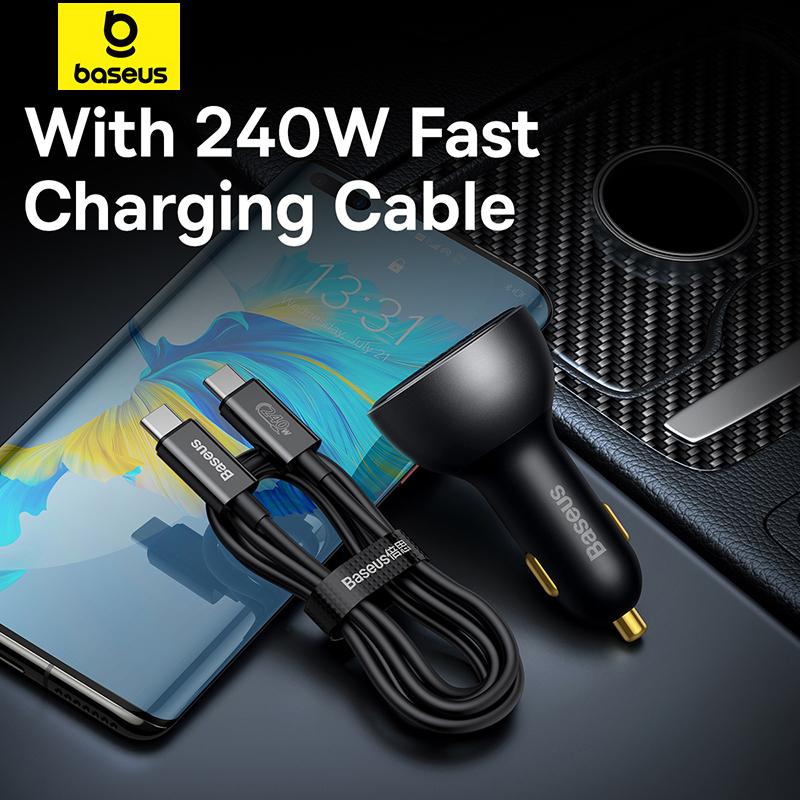 Chargeur allume-cigare Baseus, 140 W