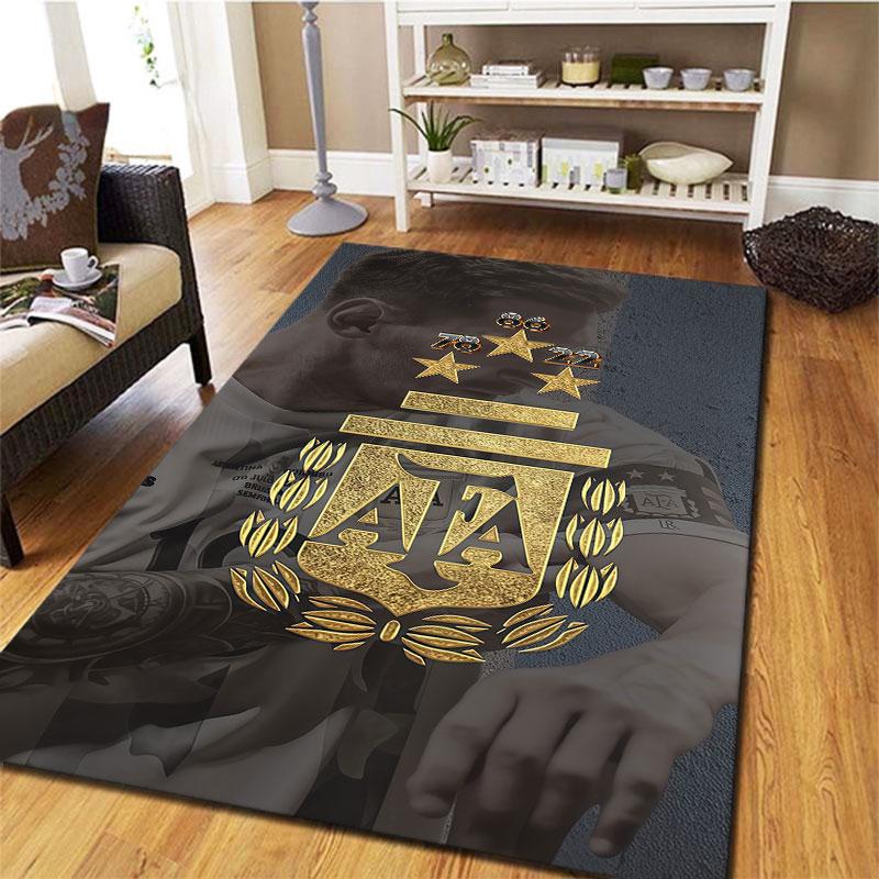 Argentina National Football Team Carpet Rug for Living Room Bedroom Home Sofa Decoration,Kids play Non-slip Floor Mat