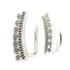 Les Trésors De Lily [M8713] - 'Sissi' White Silver (rhodium Plated) Earring Contours - 17x4 Mm