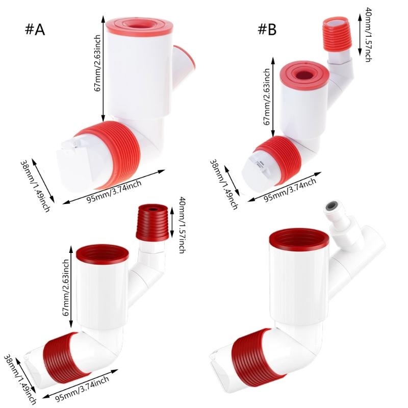 Sturdy Odor Resistant Rotating Drain Adapter Suitable for Various Installations Household Use Bathroom Accessory