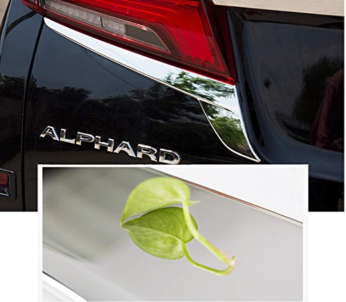Onami Toyota Alphard (30 Series) Tail Lamp Garnish, Tail Light Frame Accessories, Exterior Parts, ABS, 2-Piece Set [Mirror Finish, Plated] ALPD-18-S