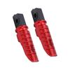 2pcs Motorcycle Front Footpeg Footrest T6063 Aluminum Alloy Anti Slip Rustproof Replacement for   GPR125 APR150