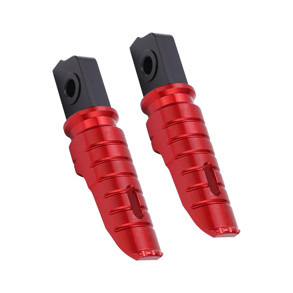 2pcs Motorcycle Front Footpeg Footrest T6063 Aluminum Alloy Anti Slip Rustproof Replacement for GPR125 APR150