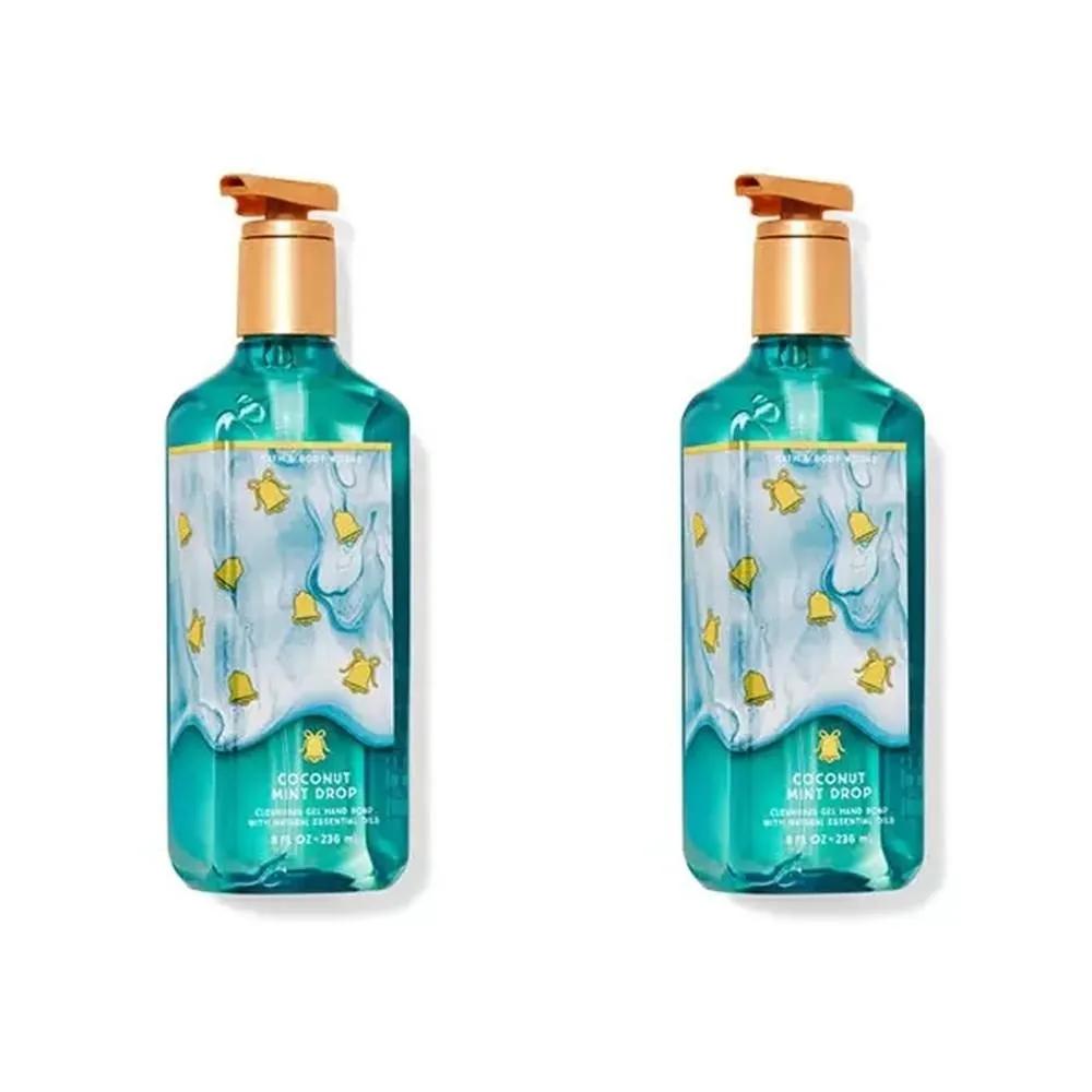 BBW Bath & Body Works 236 мл 2 шт. COCONUT MINT DROP Очищающий гель для рук