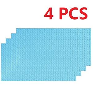 4PCS Classic Baseplates 32x32 16X32 Dots Building Blocks Bricks Base Plates DIY Plastic Board Blocks MOC City Construction Toys