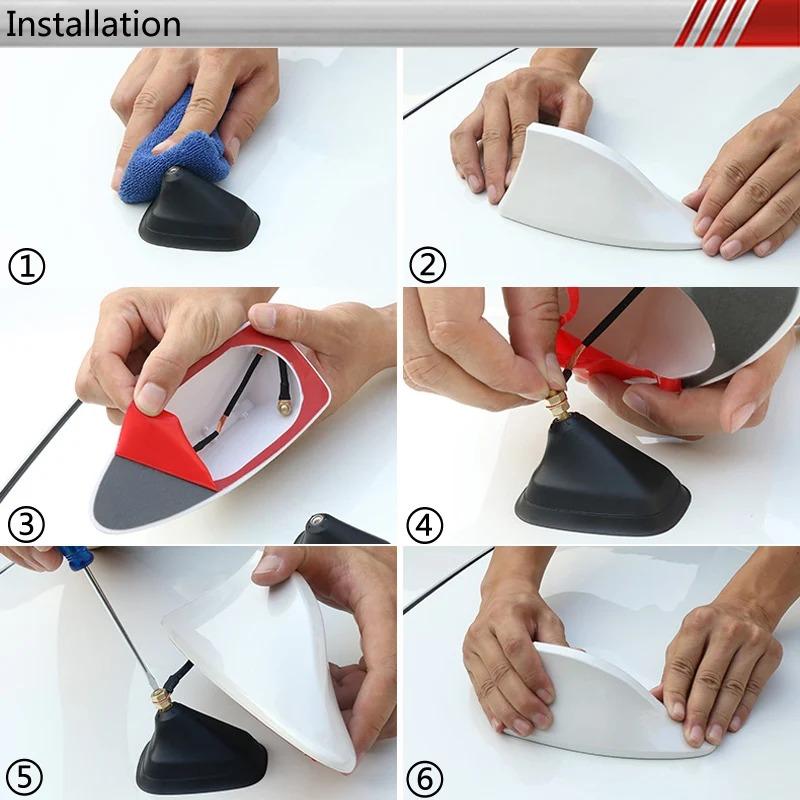 1x Car Shark Fin Radio Antenna For  Vitara Swift Ignis Kizashi SX4 Baleno Ertiga