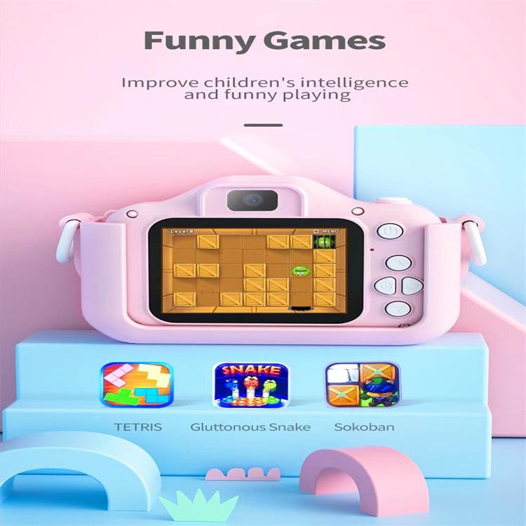 X5 HD Children's Digital Mini Camera with Cartoon IPS Screen - Ideal Birthday Gift