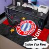 Custom Name Bayern Crest Rug for Living Room, Game Rooms, Office, Bedroom, Floor Mat Playful Design, fan gifts Christmas decor
