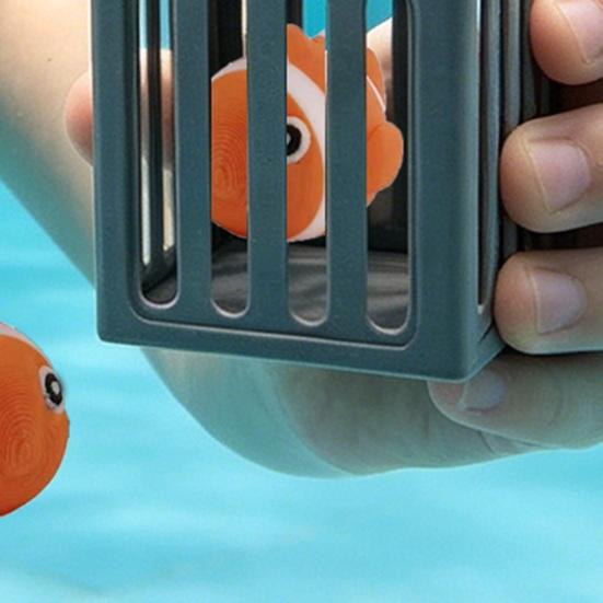 Pool Diving Toy Set with Sinking Cages & Animals Underwater Rescue Game for Kids Fun Water Play Summer Gift for Boys Girls
