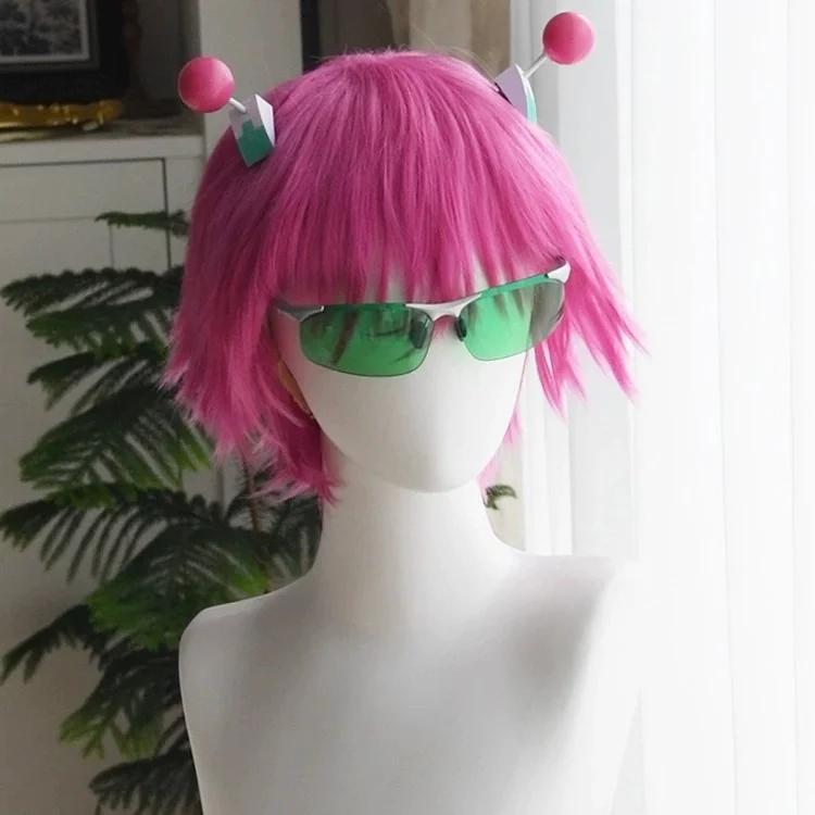 Cosplay Disfraz Anime Saiki Kusuo Uniformes Hombres Gafas Accesorios para la Cabeza La Desastrosa Vida de Saiki K. Uniforme de Instituto