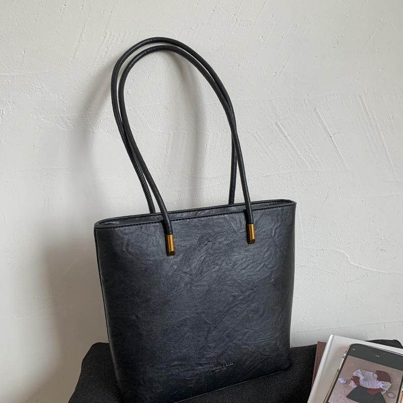 

Вместительная сумка-тоут для поездок на работу, женская, новая, осенне-зимняя, ретро, простая, на плечо, высокая мода