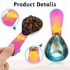 AEE4-15Ml And 30Ml Stainless Steel Coffee Spoon Set, Small Spoon For Coffee Pot, Measuring Spoon For Ground Coffee,