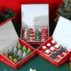 12Pcs Set Christmas Candles, Santa Claus, Tree, Snowman, Carnival, Romantic Ornaments, Candlelight Dinner, Christmas Painted