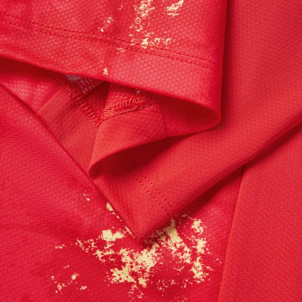 Li Ning Sports Comfortable Short Sleeve T-Shirt Unisex Tops Crimson AAYV087-2