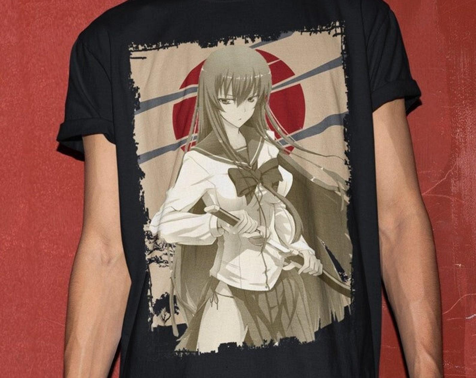 Unisex Highschool of the Dead Saeko Busujima Anime Woman T-Shirt, Manga Shirt 3XL